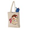 11L Canvas Tote with Contrast-Color Handles Thumbnail