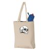 11L Canvas Tote with Contrast-Color Handles Thumbnail
