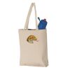 11L Canvas Tote with Contrast-Color Handles Thumbnail