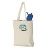 11L Canvas Tote with Contrast-Color Handles Thumbnail