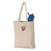 11L Canvas Tote with Contrast-Color Handles Thumbnail