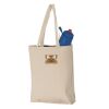 11L Canvas Tote with Contrast-Color Handles Thumbnail