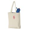 11L Canvas Tote with Contrast-Color Handles Thumbnail