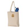 11L Canvas Tote with Contrast-Color Handles Thumbnail